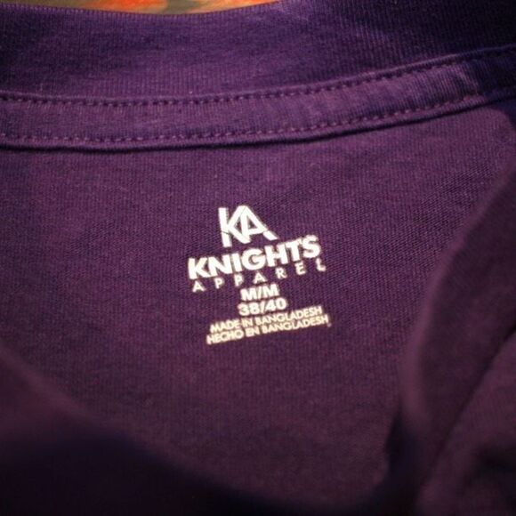 LSU Tigers Purple Long Sleeve Shirt - Size Medium - Picture 3 of 4